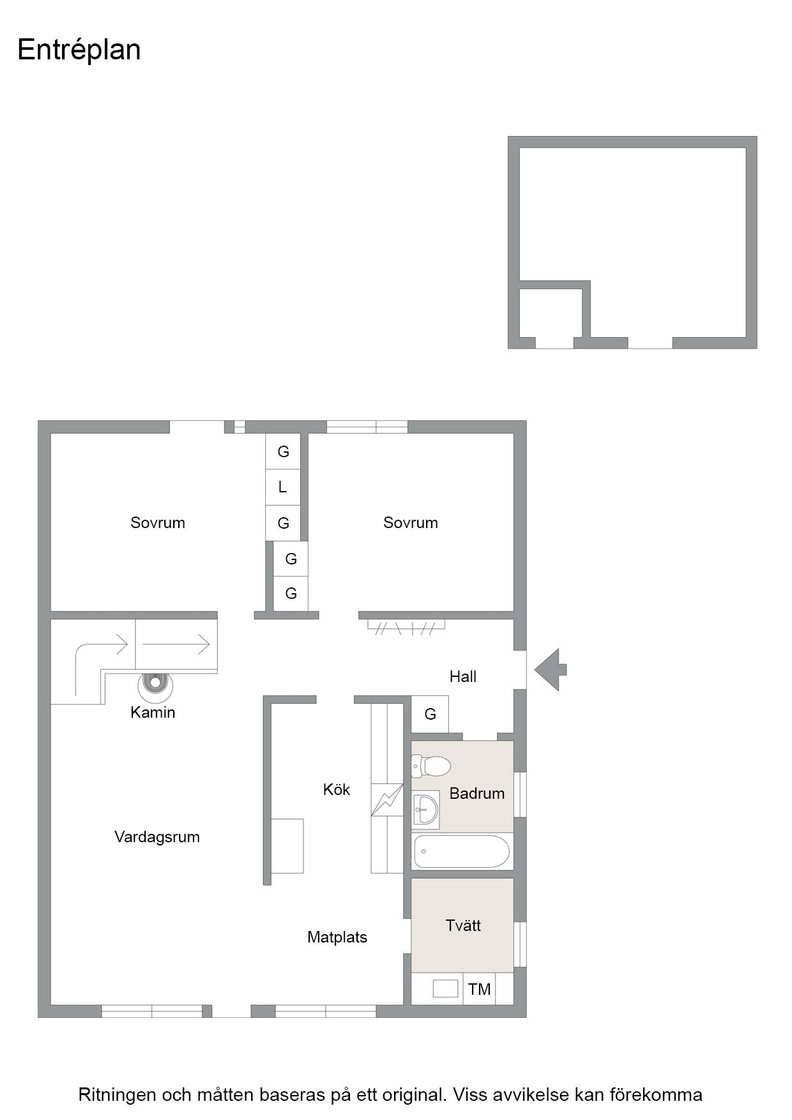 Entréplan + garage