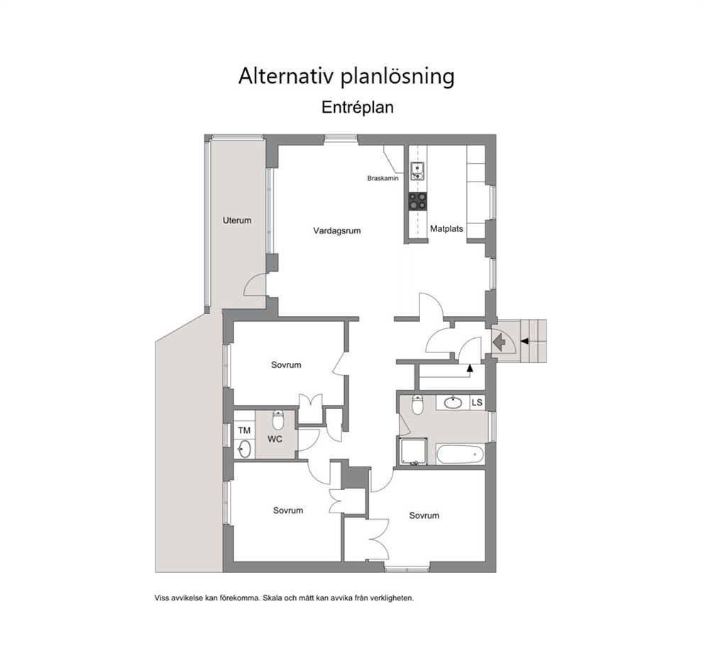 Alternativ planlösning