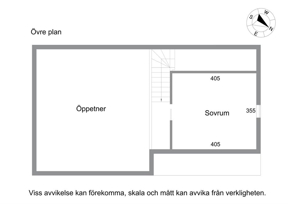 Planritning övre planet