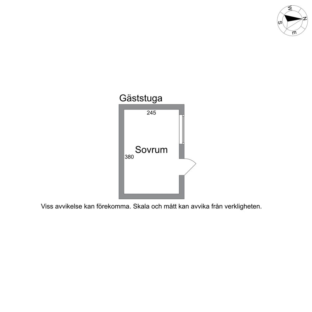 Planlösning friggebod