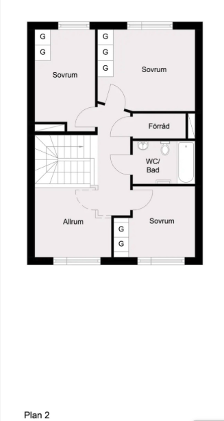 Planritning - Plan 2