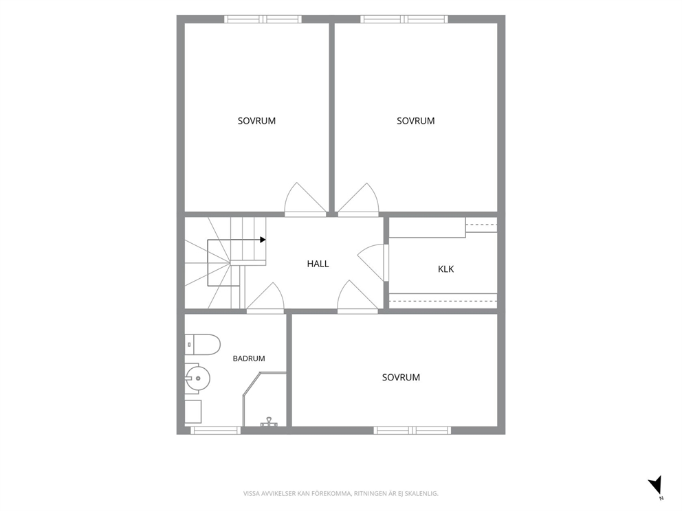 Planlösning - Ovanplan