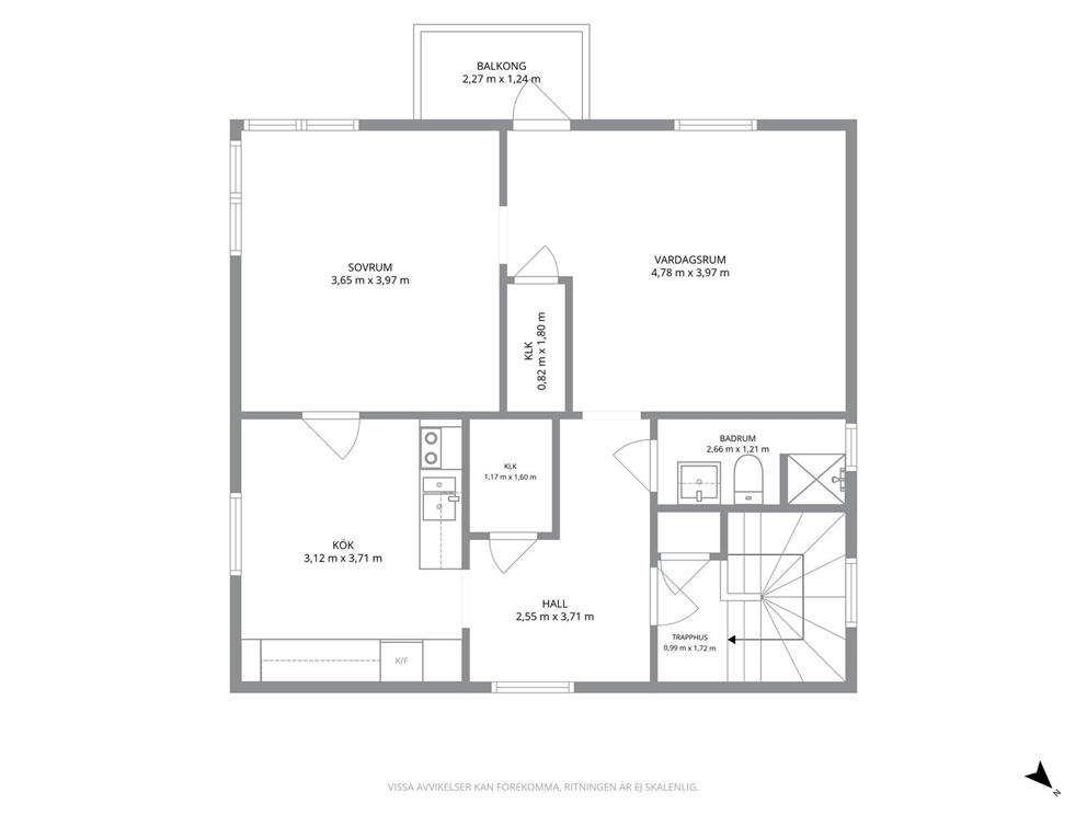 Planritning - Övre plan