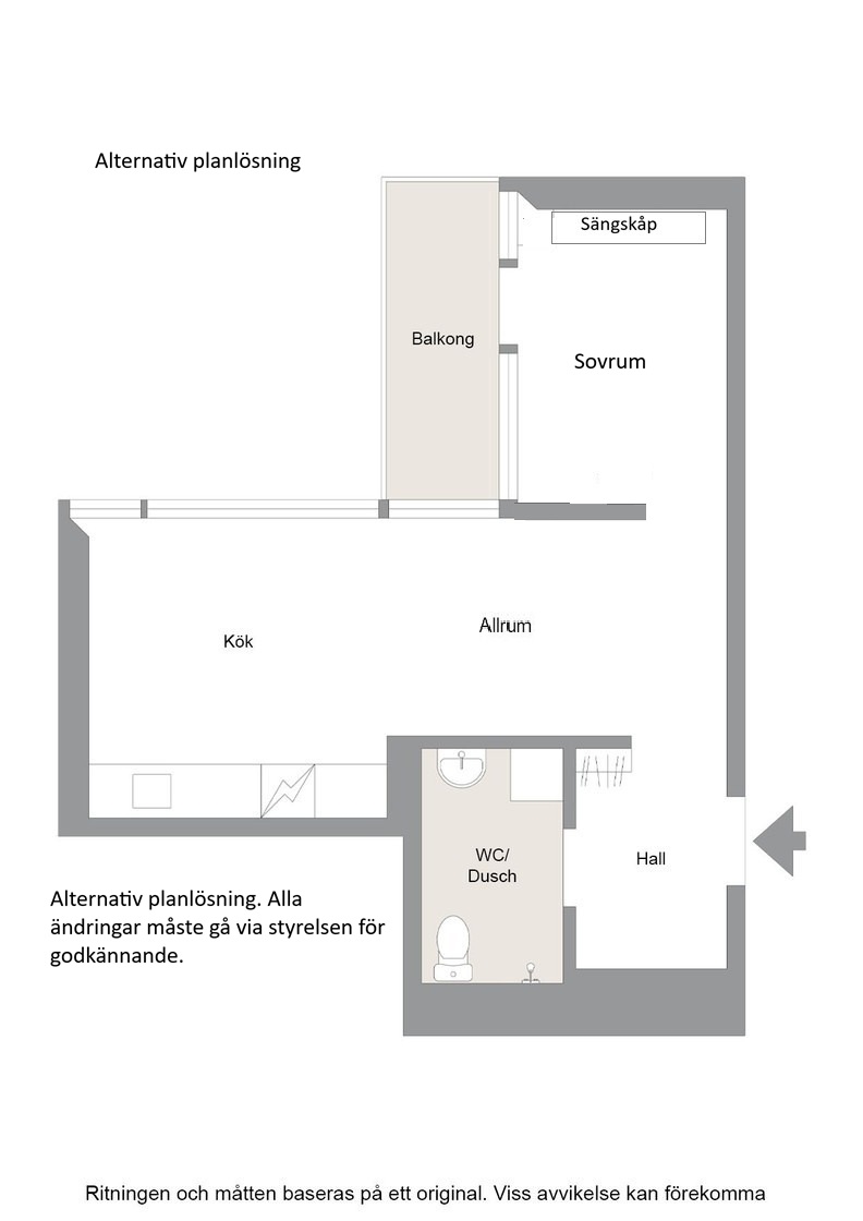 Alternativ planlösning