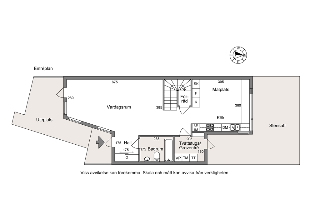 Planlösning Entréplan