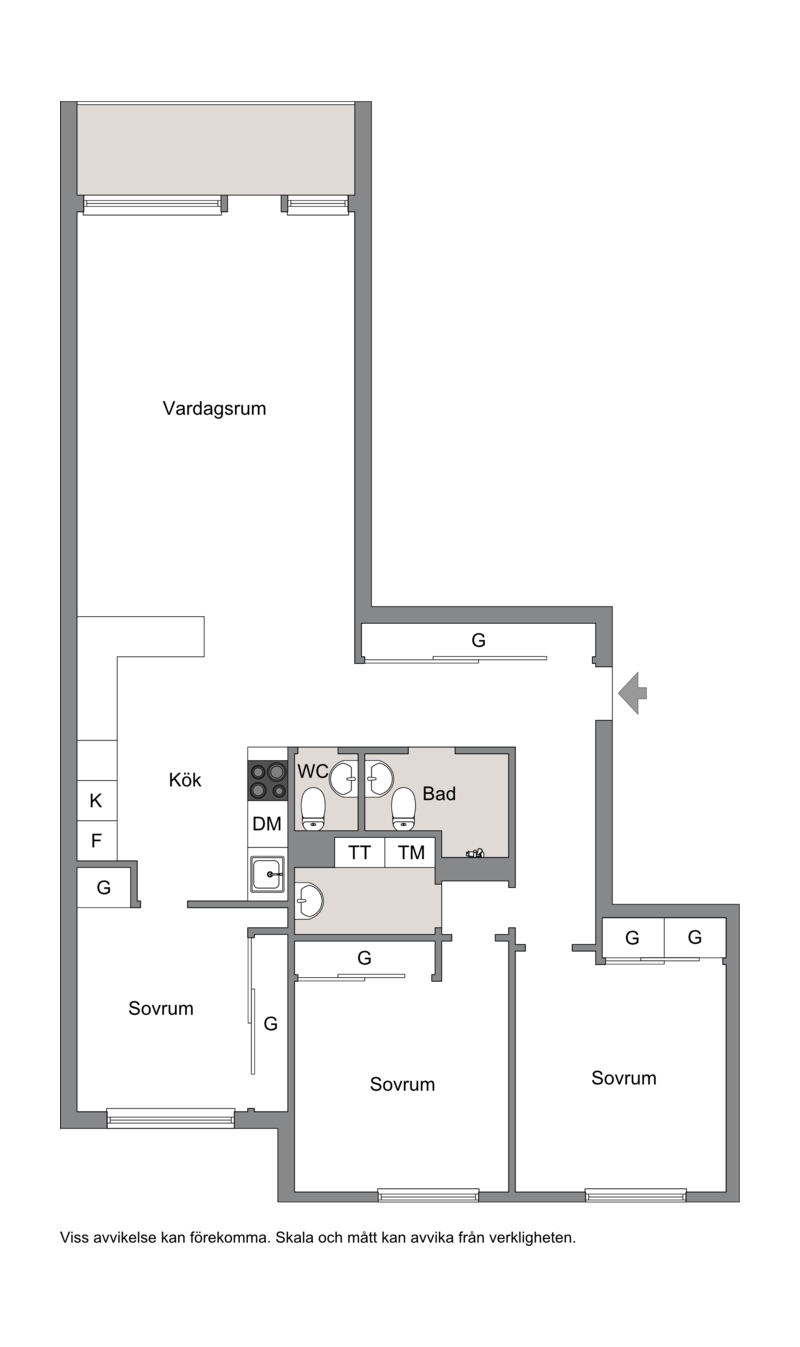 Alternativ planlösning