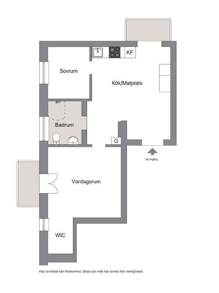 Förslag på planlösning. Kräver styrelsebeslut. 
