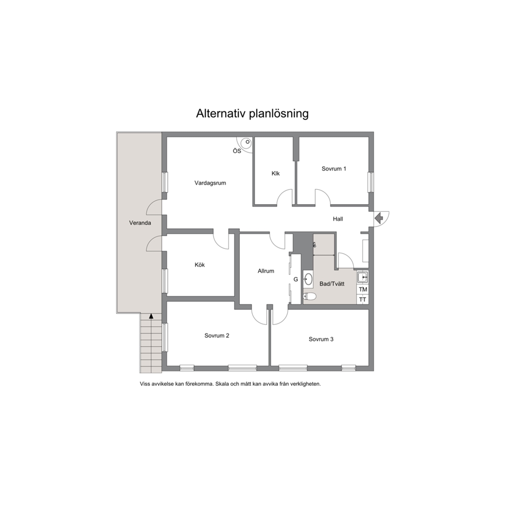 Alternativ planlösning