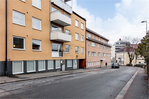 Fransk balkong mot Storgatan