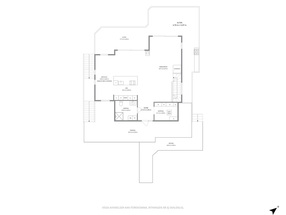 Planritning - Entréplan