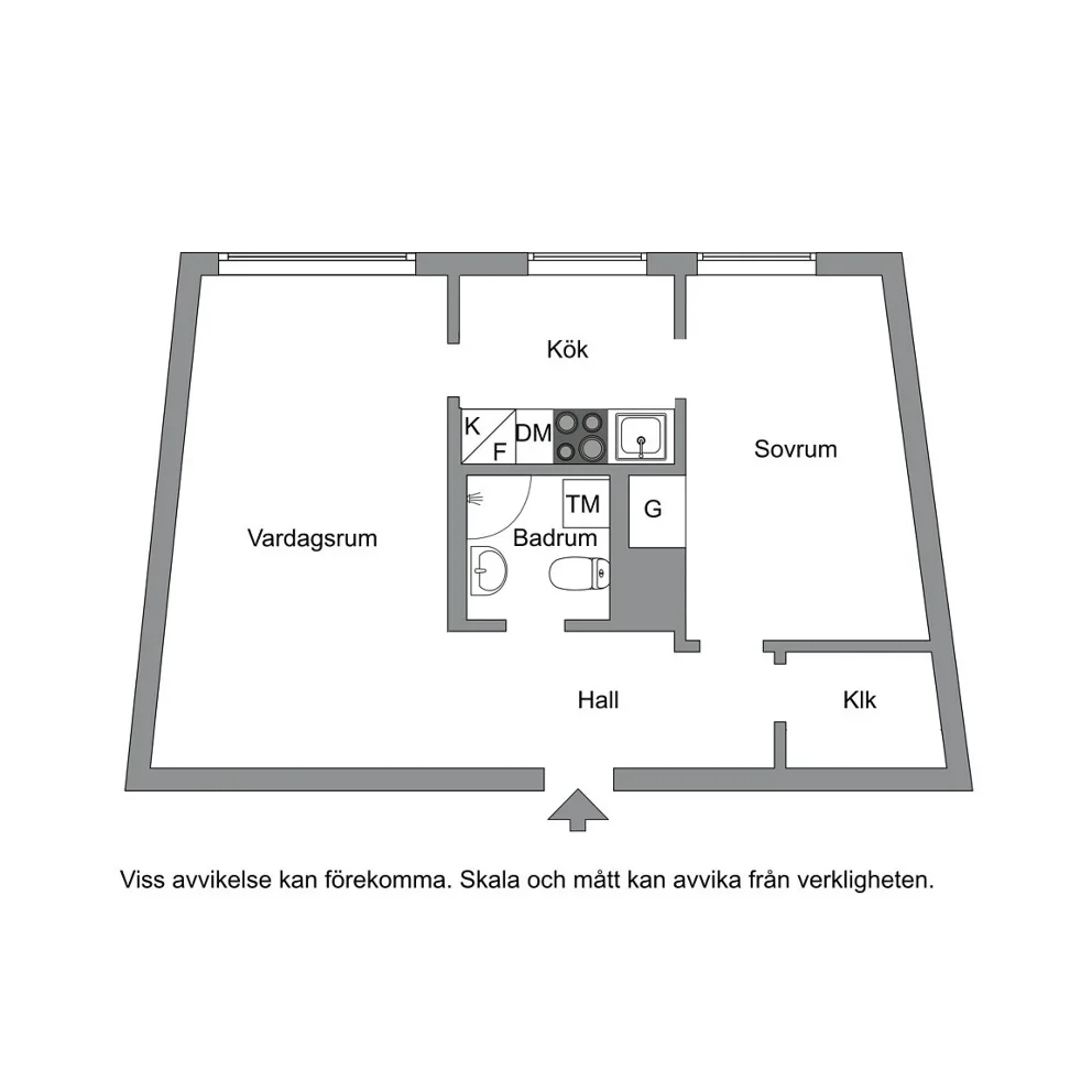 Planritning (ej skalenligt)